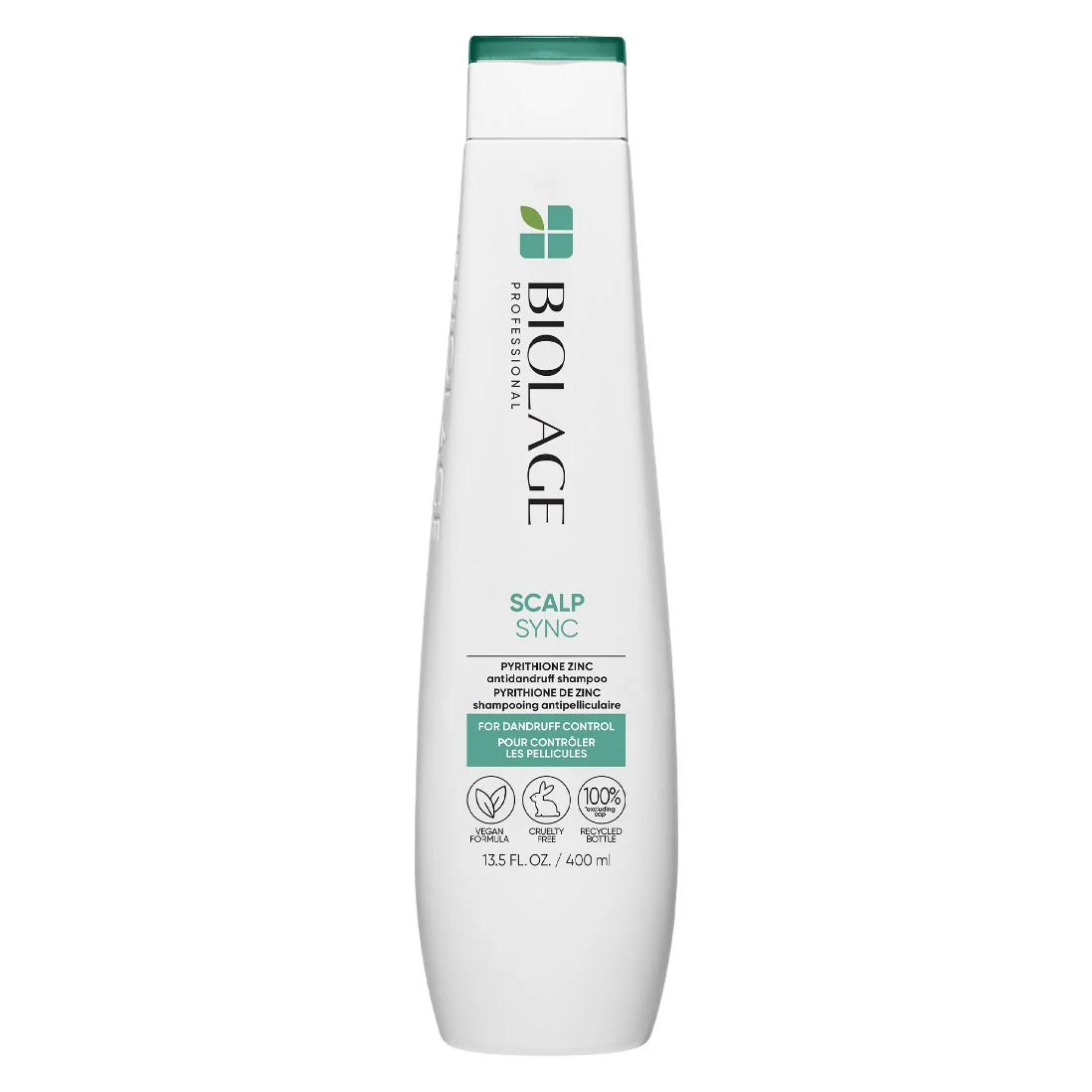 Biolage Scalp Sync Anti-Dandruff Shampoo for Dry, Itchy Scalp - 13.5 fl oz (400ml) - Sulfate-Free & Clinically Proven - Perfect for Daily Use & Flaky Scalp Relief
