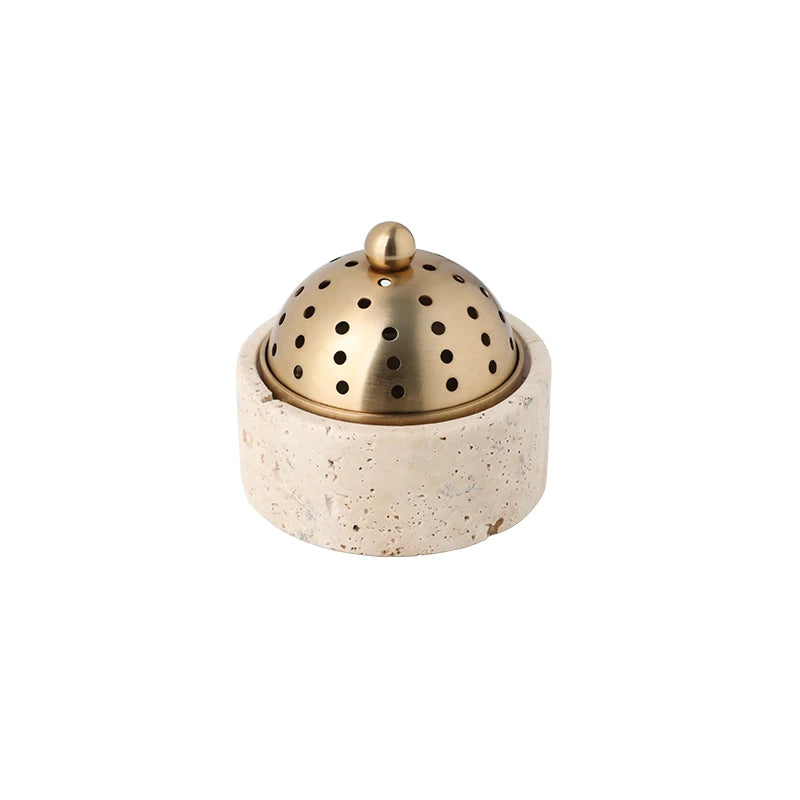 Ethereal Stone Incense Burner - Handmade Aromatherapy Diffuser for Meditation, Yoga & Home Decor | Natural Soapstone Essential Oil Warmer for Relaxation & Spiritual Healing
