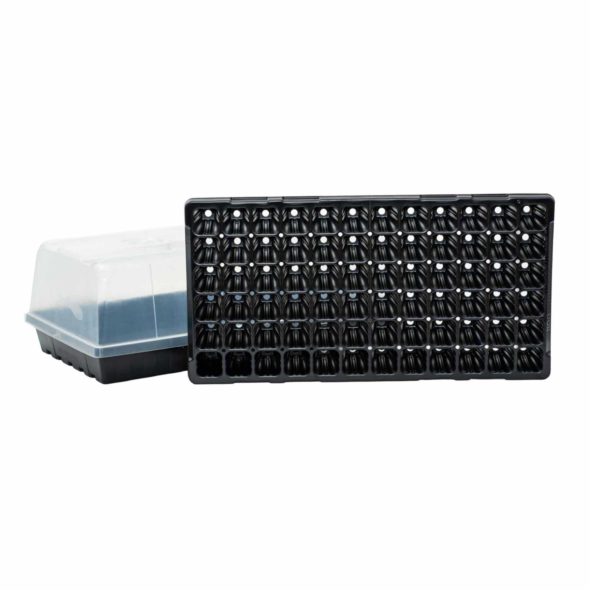 Bootstrap Farmer 72-Cell Extra Strength Seed Starter Kit (2 Pack) - Includes 1020 Tray, Humidity Dome & Plug Tray for Seedling Germination | Ideal for Indoor Gardening, Hydroponics & Home Vegetable Planting