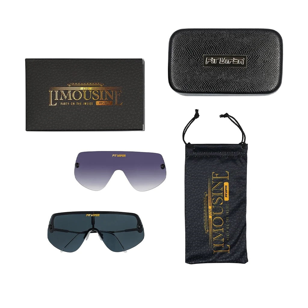Pit Viper The Limousine Sunglasses - Polarized Aviator Style for Men & Women - Perfect for Outdoor Sports, Driving & Executive Fashion
