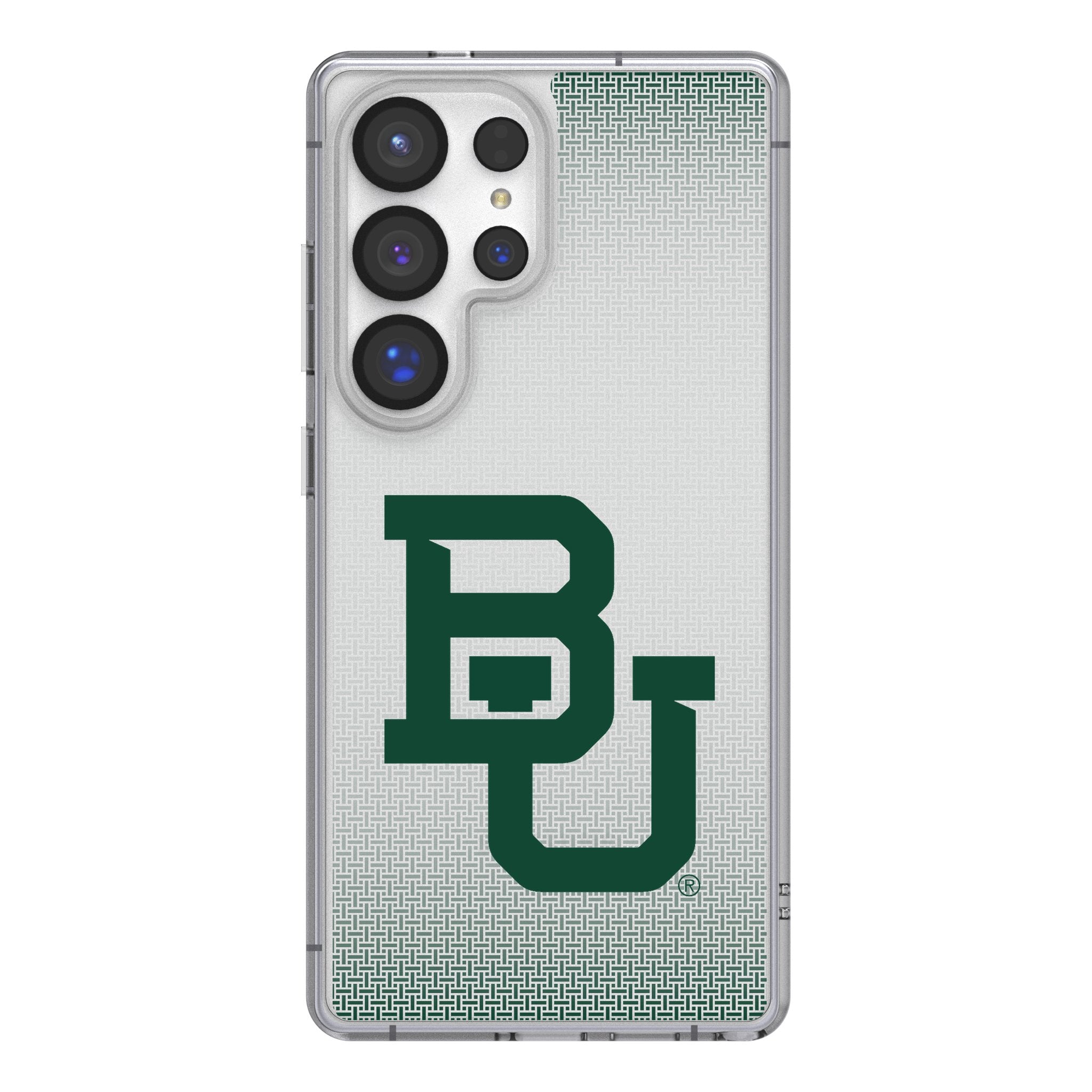 Baylor University Bears Samsung Galaxy Phone Case - Clear Linen Design for Protection & Style - Perfect for School, Games & Everyday Use