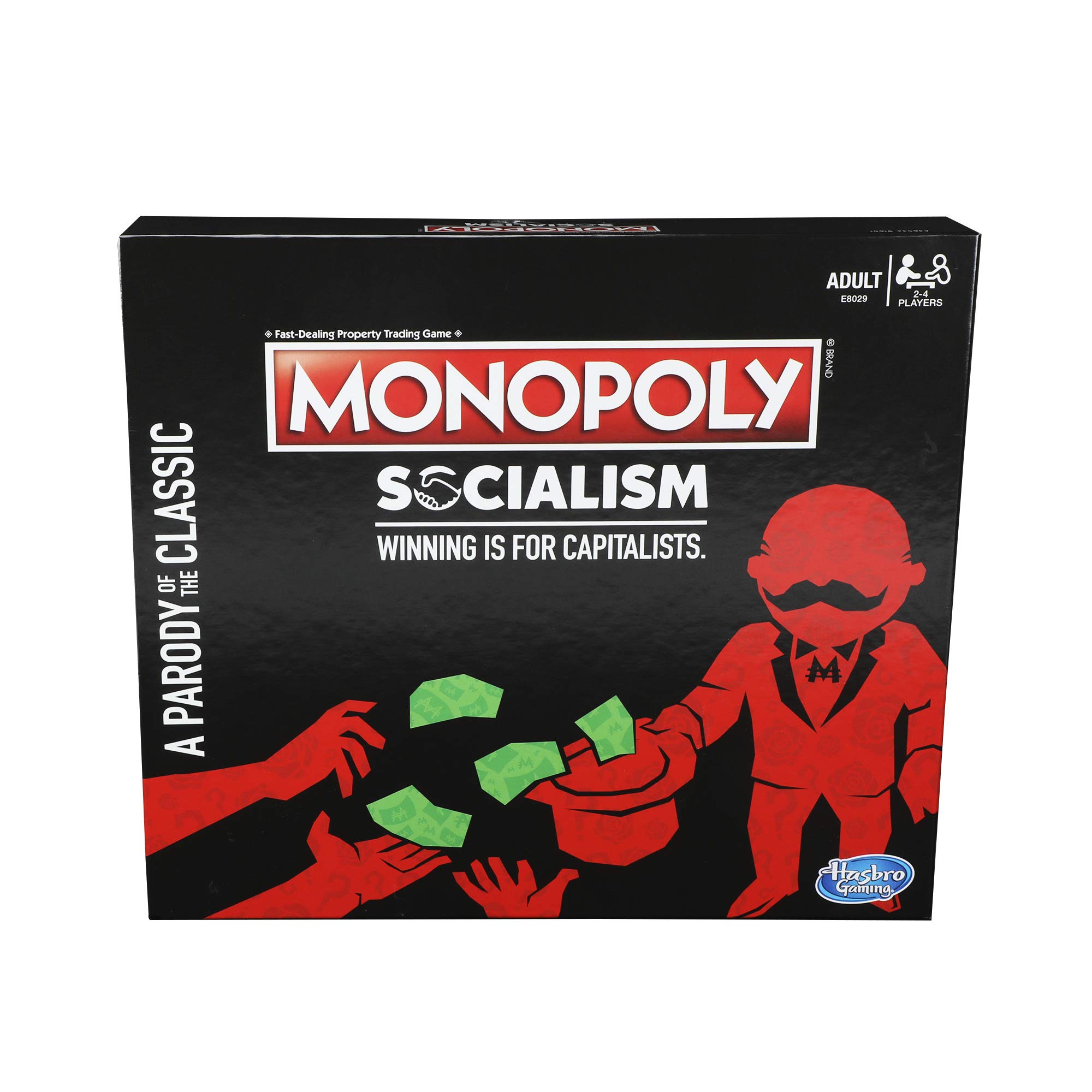 Monopoly Socialism Board Game - Fun Parody Party Game for Adults | Perfect for Game Nights, Social Gatherings & Political Satire Entertainment