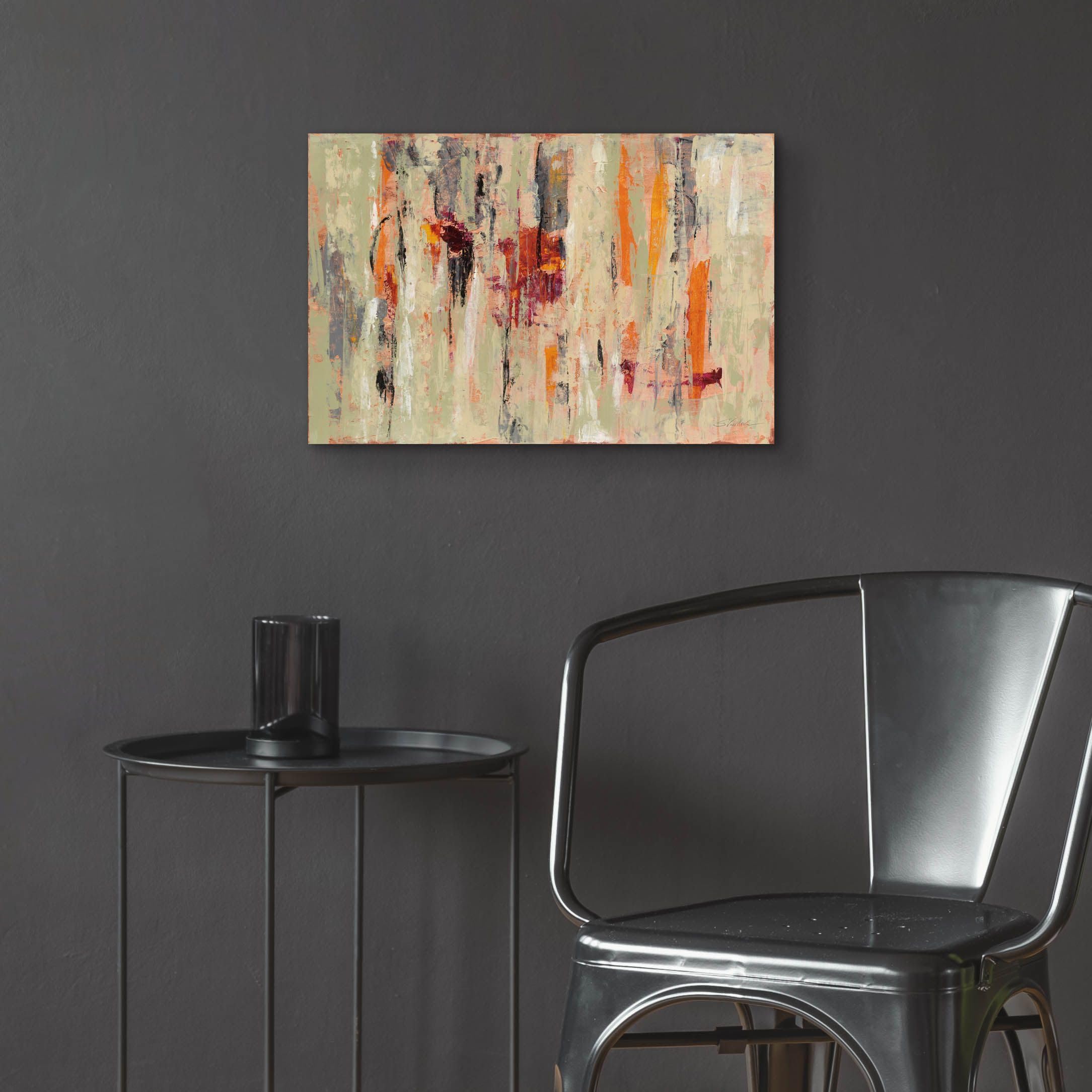 Epic Art 'Graffiti Wall I' by Silvia Vassileva - Modern Acrylic Glass Wall Art Painting 24x16 Inches - Perfect for Living Room, Bedroom & Office Decor