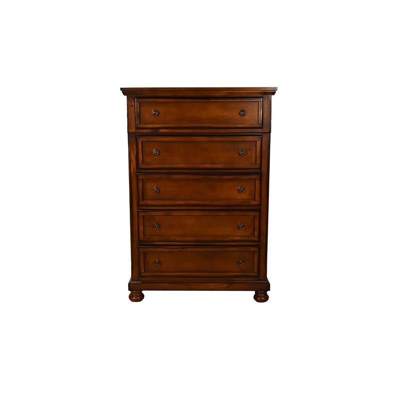 Baltimore Collection Chest - Vintage Wooden Storage Box for Home Decor, Antique Style Trunk for Living Room, Bedroom & Office Organization - Perfect for Storing Blankets, Books & Keepsakes