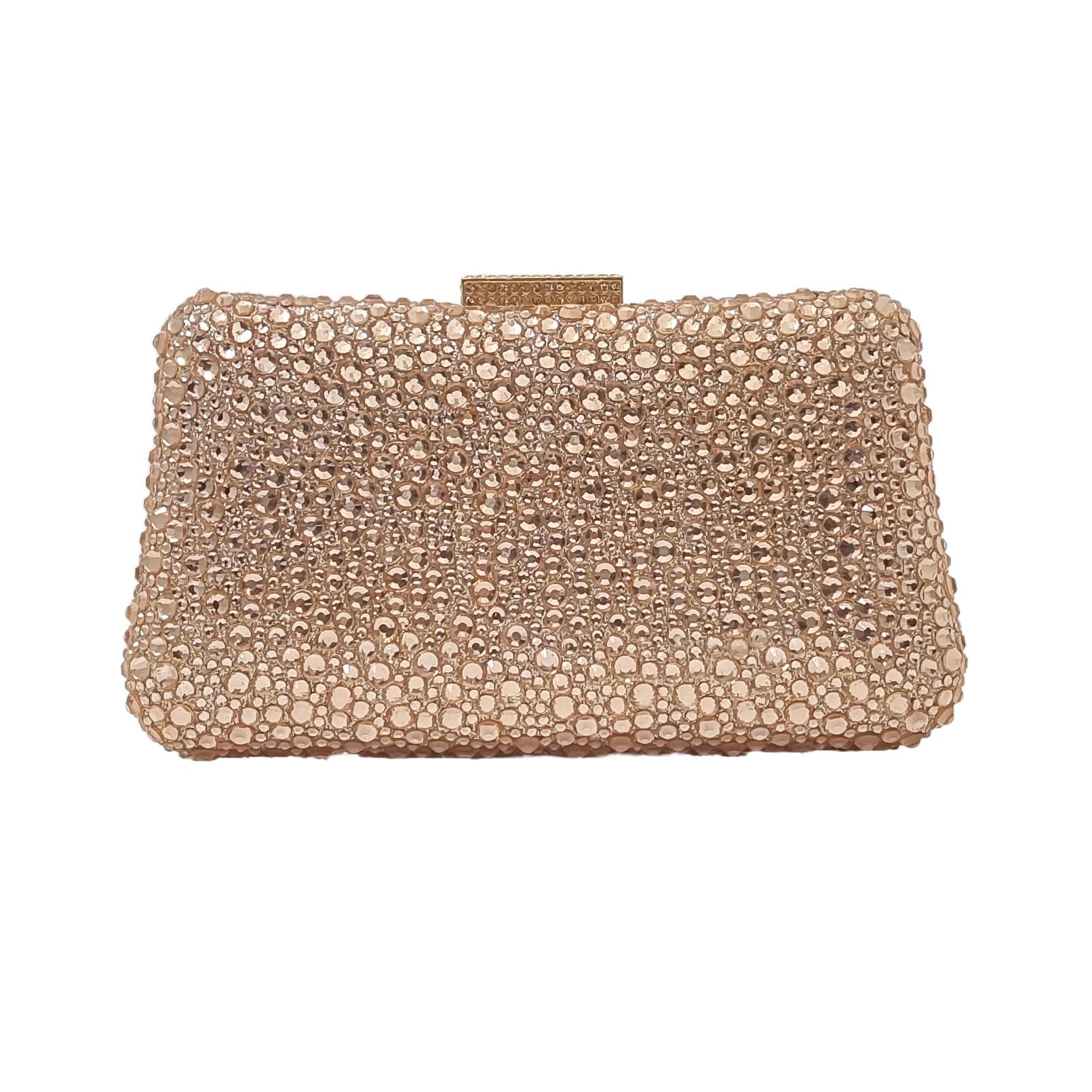Sparkly Rhinestone Clutch Handbag for Women - Crystal Gem Evening Purse for Party, Wedding & Special Occasions | Elegant Night Out Accessory