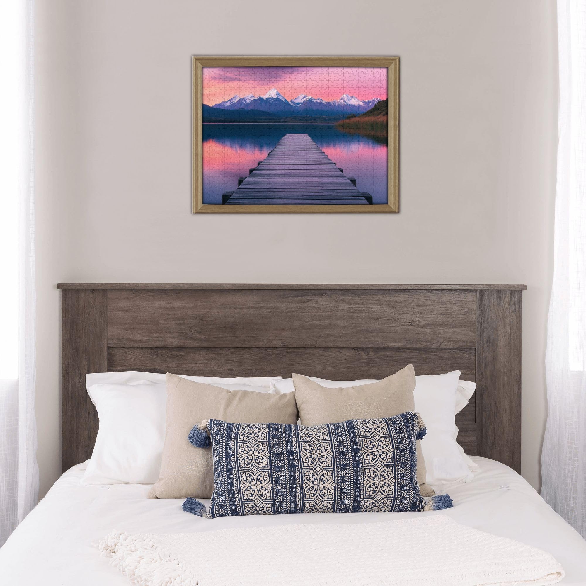 500-Piece Snowy Mountain & Lake Wooden Jigsaw Puzzle for Adults - Scenic Landscape Photography, Creative Hobby Activity for Stress Relief & Relaxation - Perfect for Home Decor, Family Game Night & Mindfulness Practice