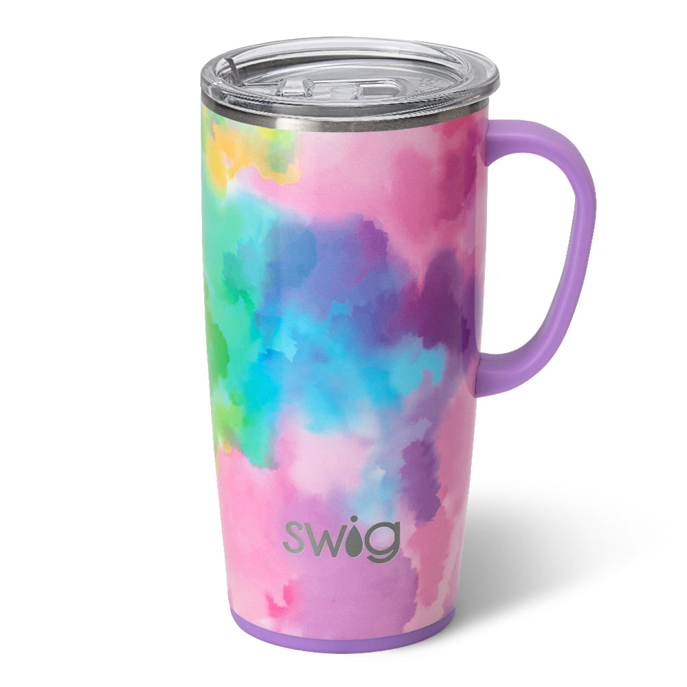 Cloud Nine 22oz Insulated Travel Mug - Leak-Proof Stainless Steel Coffee Tumbler with Handle & Lid - Perfect for Commuting, Camping & Outdoor Adventures