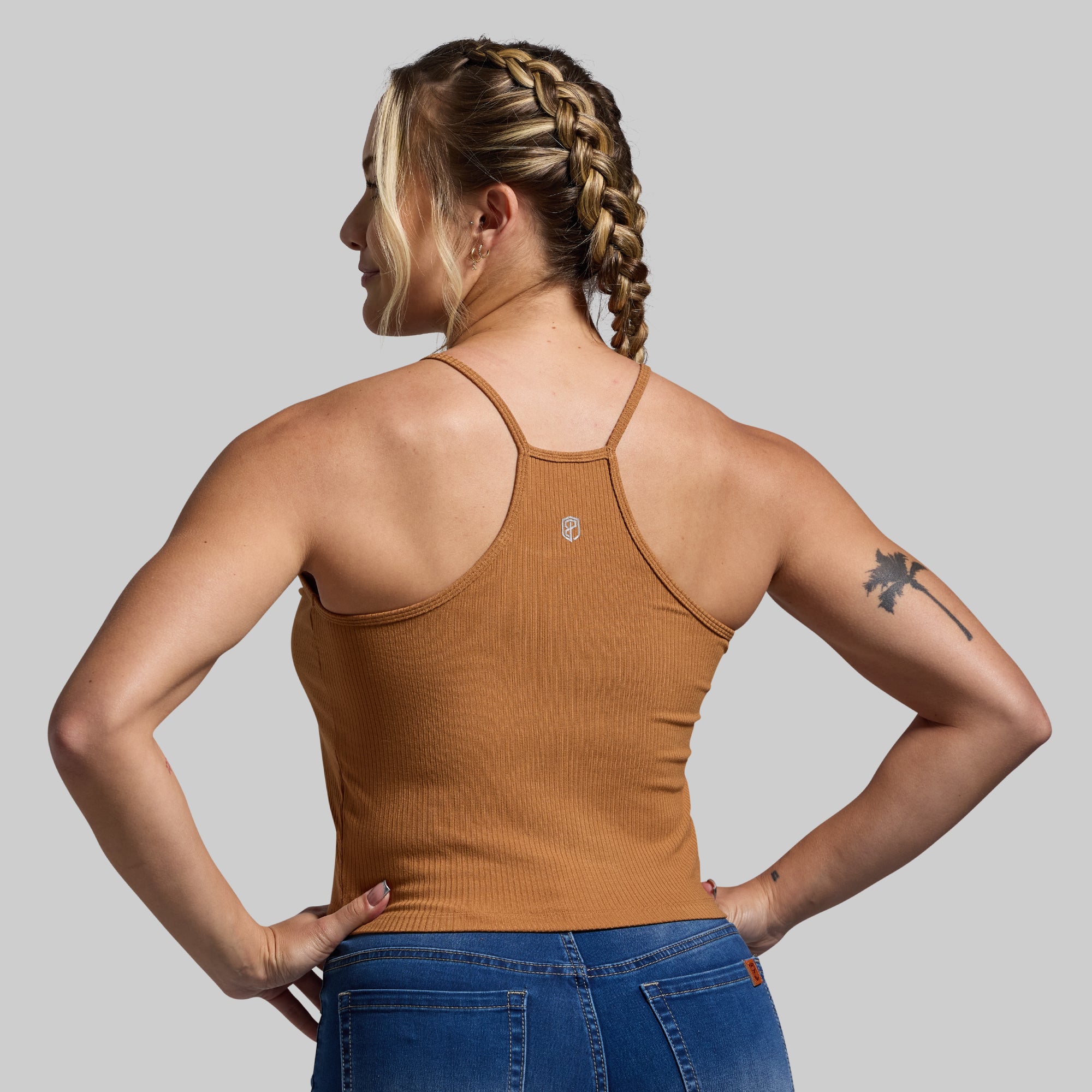 Keep It Easy Tank Top for Women - Soft & Comfortable Casual Wear (Biscuit Color) - Perfect for Yoga, Gym, and Everyday Outfits
