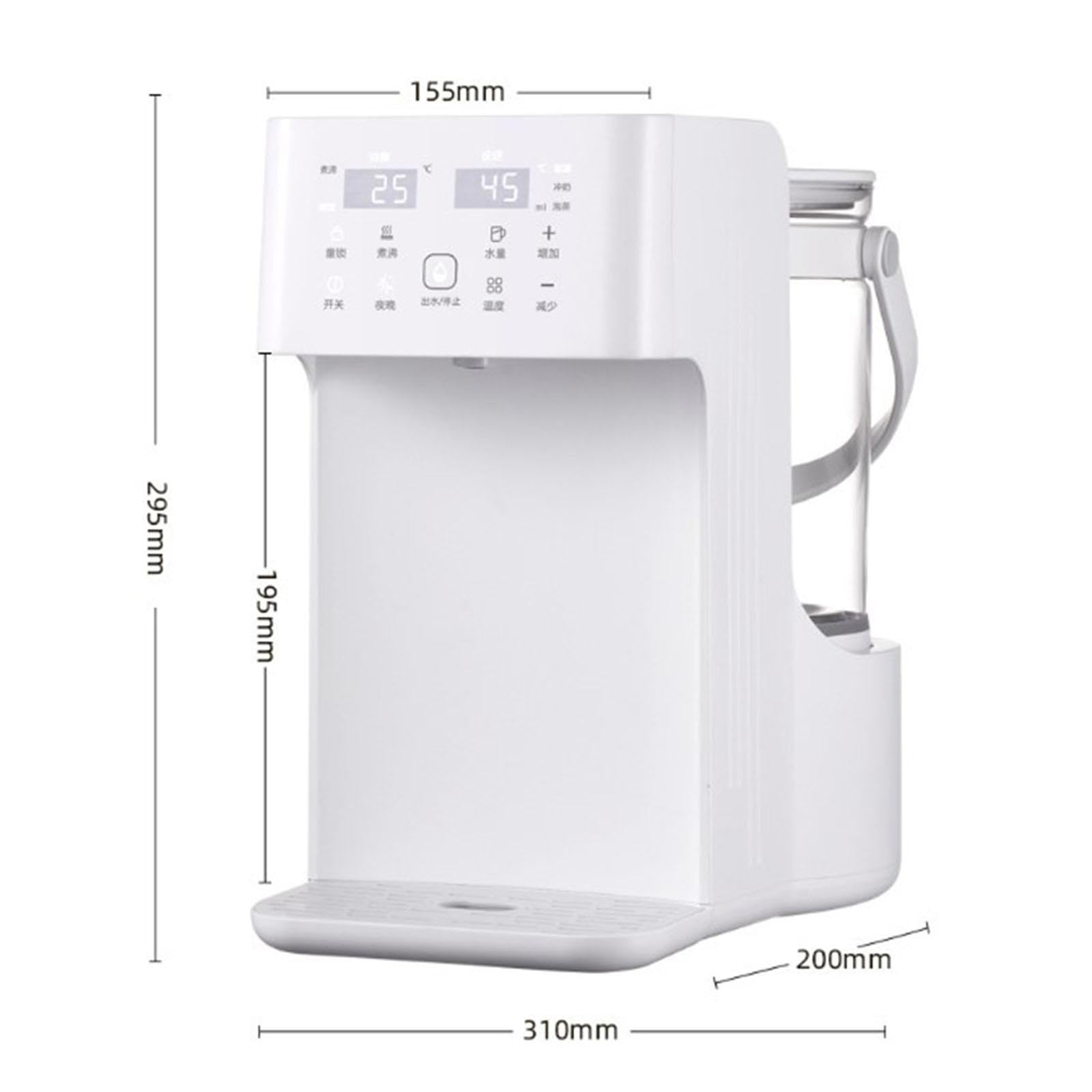 Milageto Electric Water Kettle with Keep Warm Function & Night Light - Fast Boiling 1.7L Stainless Steel Tea Kettle for Coffee, Tea, Baby Formula - Perfect for Home, Office & Nursery Use