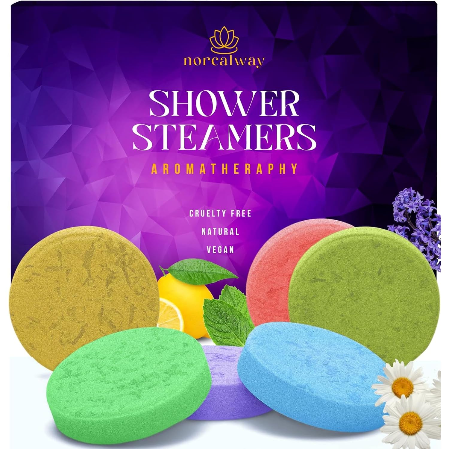 Galaxy Rose Flower Gifts for Women - 6 Hour Timer Aromatherapy Shower Steamers, Relaxing Bath Essentials for Spa, Self Care & Romantic Gifts