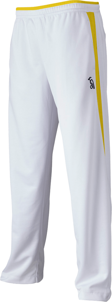 Kookaburra Pro Player White Cricket Pants - Premium Cricket Trousers for Men | Breathable & Comfortable for Practice & Matches