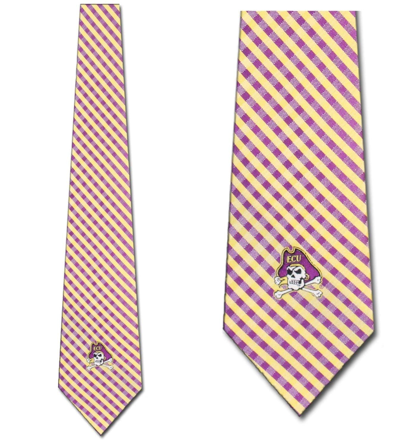 East Carolina Pirates Men's College Sports Necktie - Officially Licensed NCAA Tie for Game Day, Alumni Events & Business Casual Wear
