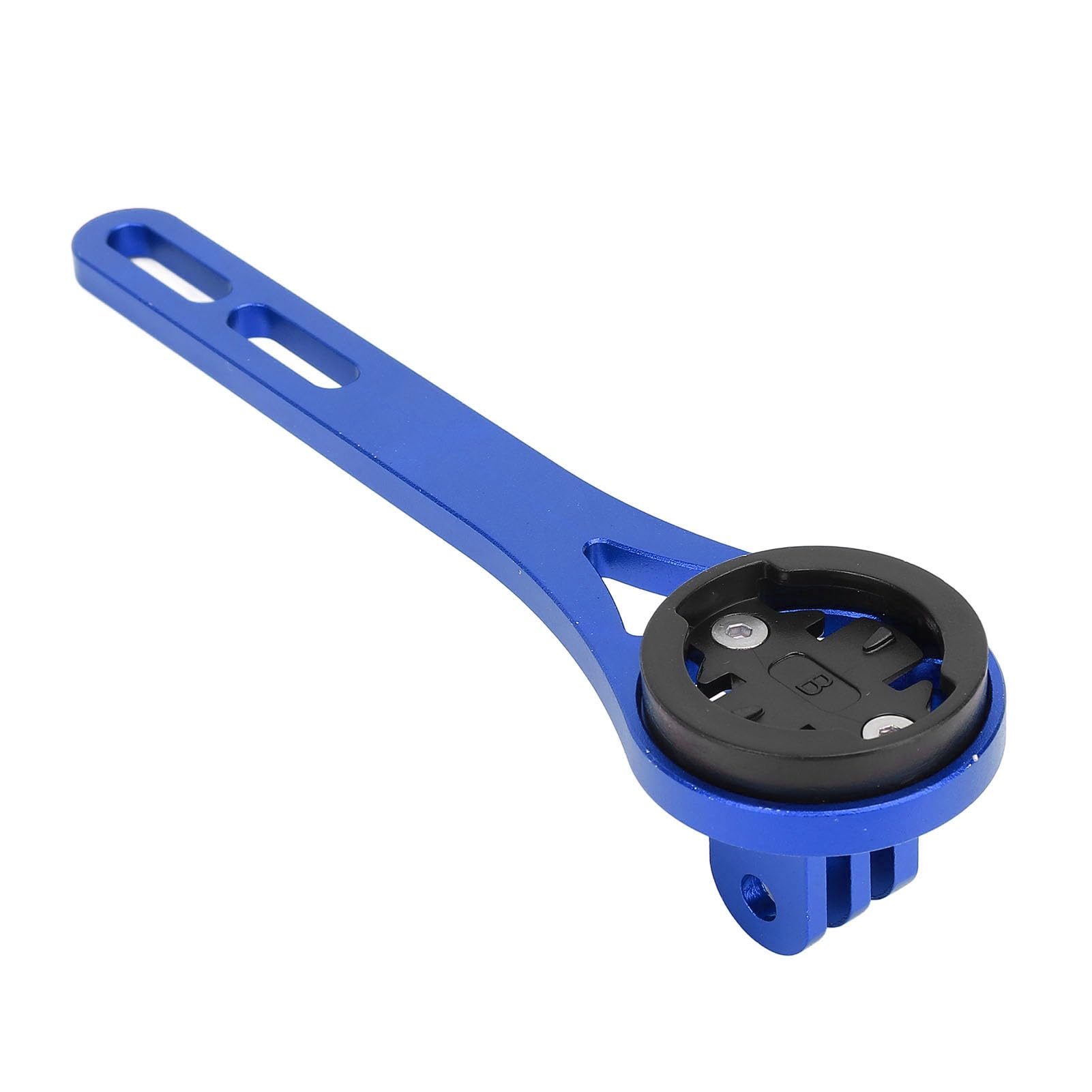 Bike Computer Mount - Universal Cycling GPS & Sports Camera Bracket - Easy Installation, Durable & Lightweight (Blue) - Perfect for Road Bikes, Mountain Biking & Outdoor Adventures