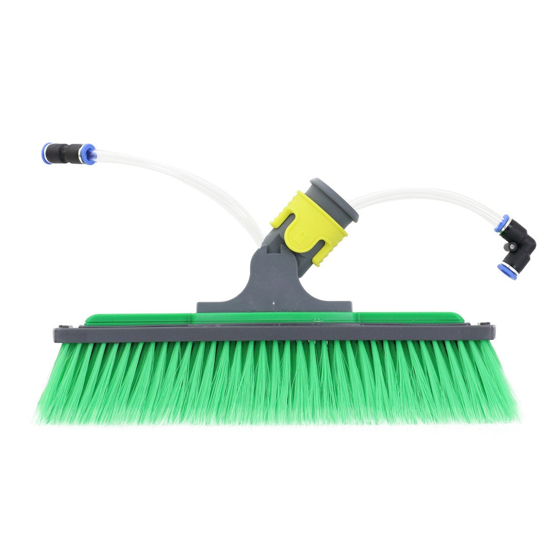 Unger nLITE Powerbrush - Lightweight Window Cleaning Brush with Extendable Pole for Home & Commercial Use | Perfect for Glass, Mirrors, and High Windows