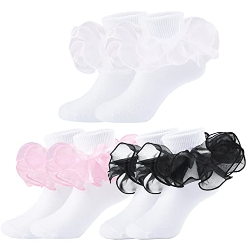 Black,pink,white, 3 Pack