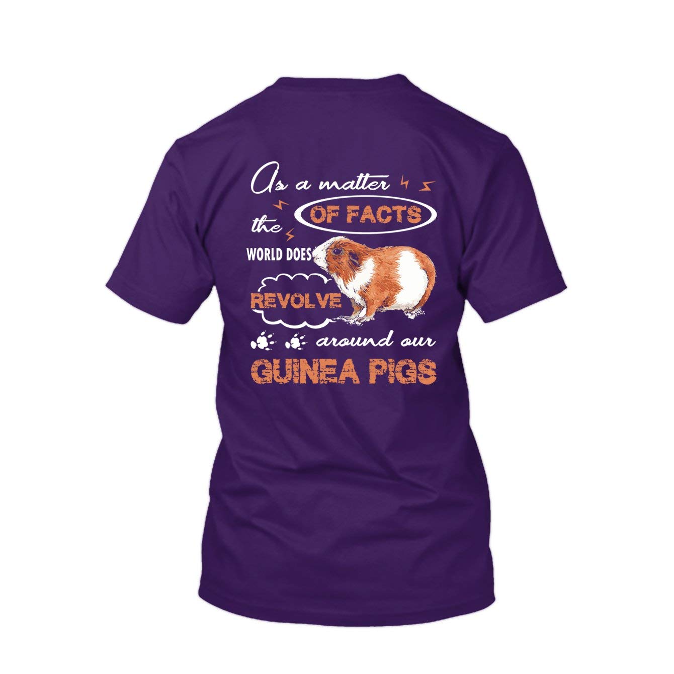 Funny Guinea Pig Facts Men's T-Shirt - Cute Animal Graphic Tee Gift for Women & Girls - Perfect for Casual Wear, Gifts & Pet Lovers