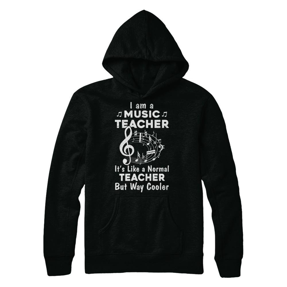 Funny Music Teacher T-Shirt & Hoodie - 'Now I Am A Music Teacher' Proud Educator Gift - Perfect for Music Class, Concerts & Teacher Appreciation
