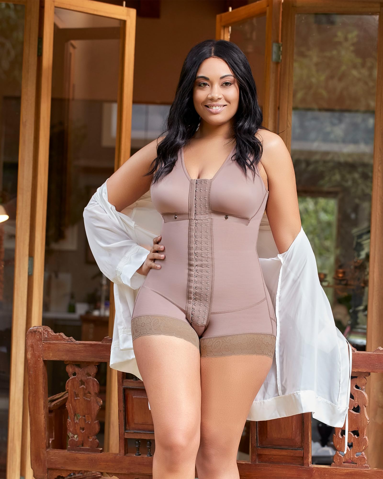DELIÉ High Compression 086 Shapewear for Women - Tummy Control Waist Trainer, Extra Firm Colombian Fajas Moldeadoras Body Shaper | Perfect for Postpartum, Workout & Special Occasions