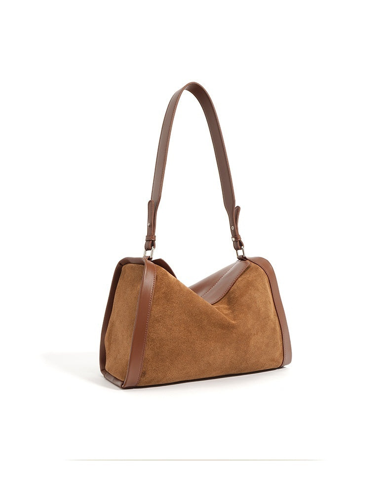 Genuine Leather Shoulder Messenger Bag for Men & Women - Stylish Tote & Crossbody Bag for Work, Travel & Everyday Use