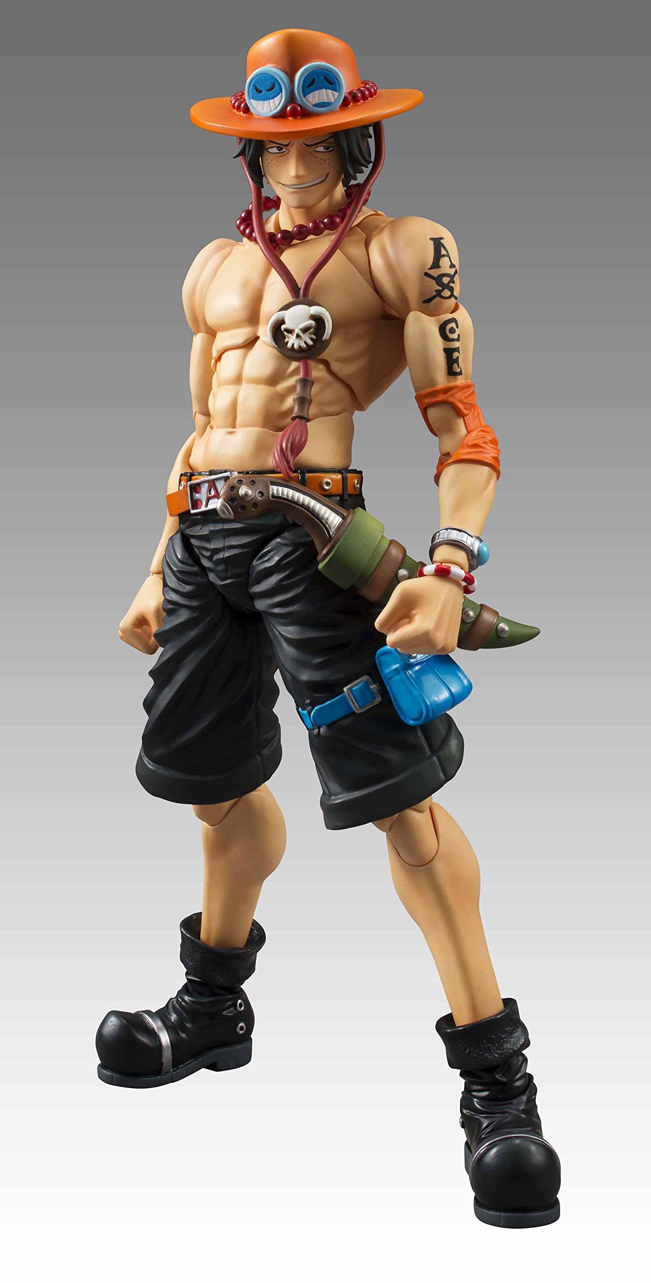 Megahouse One Piece Portgas D. Ace Variable Action Heroes Collectible Action Figure - Anime Display & Gift for Fans
