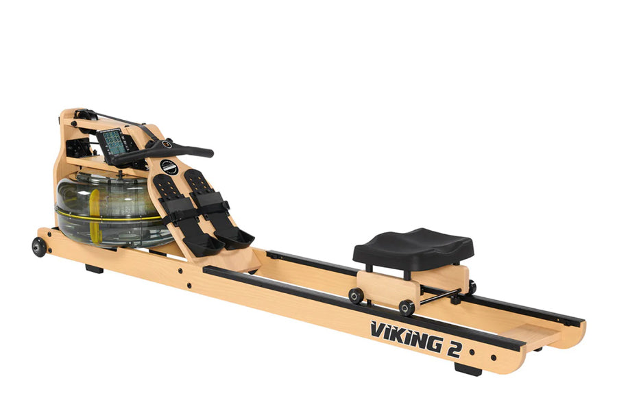 FluidRower Viking 2 Plus Select Fluid Rower - Premium Home Rowing Machine for Full Body Workout | Perfect for Indoor Fitness & Cardio Training