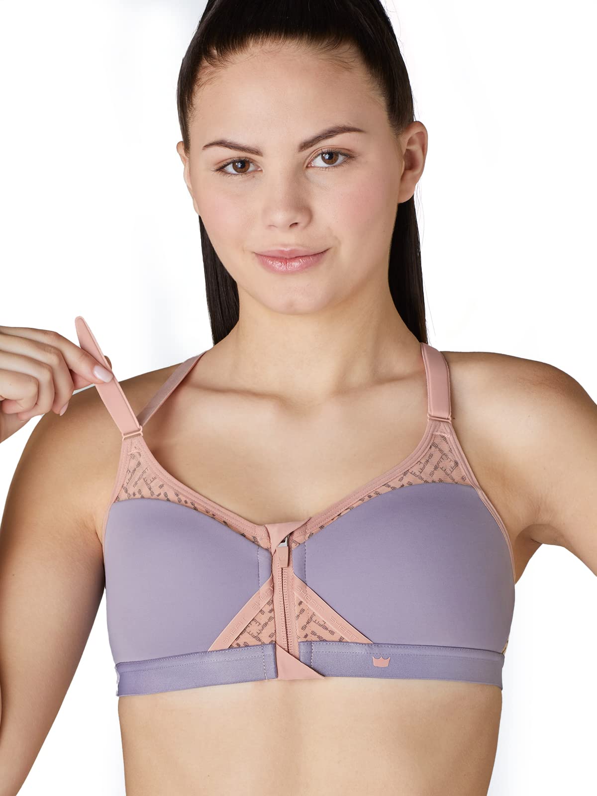 SHEFIT Exhilarate High Impact Sports Bra for Women - Supportive Workout Top for Running, Yoga & Gym - Adjustable Straps & Breathable Fabric