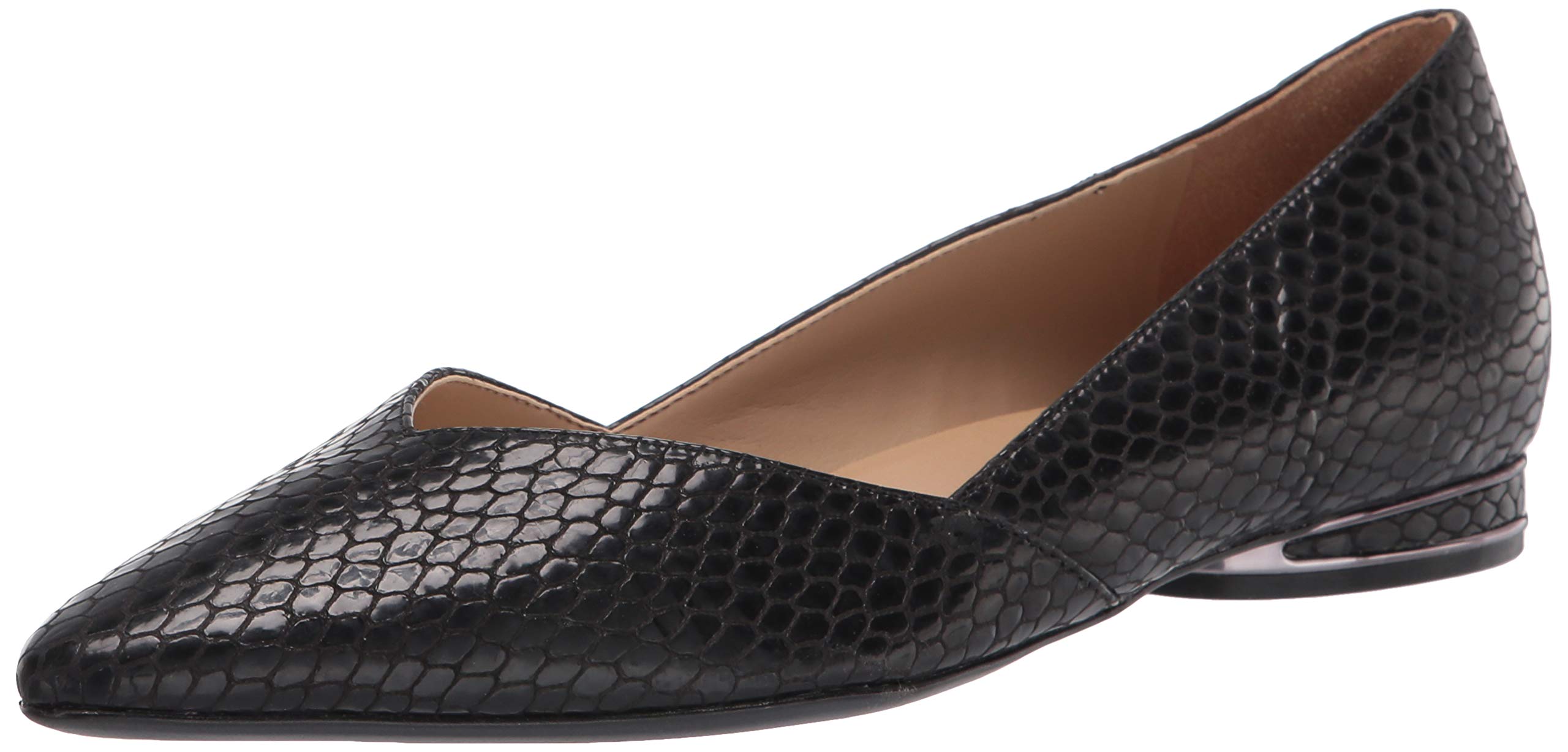 Naturalizer Women's Havana Pointed Toe Slip On Ballet Flats - Comfortable Dress Shoes for Work, Office & Casual Wear