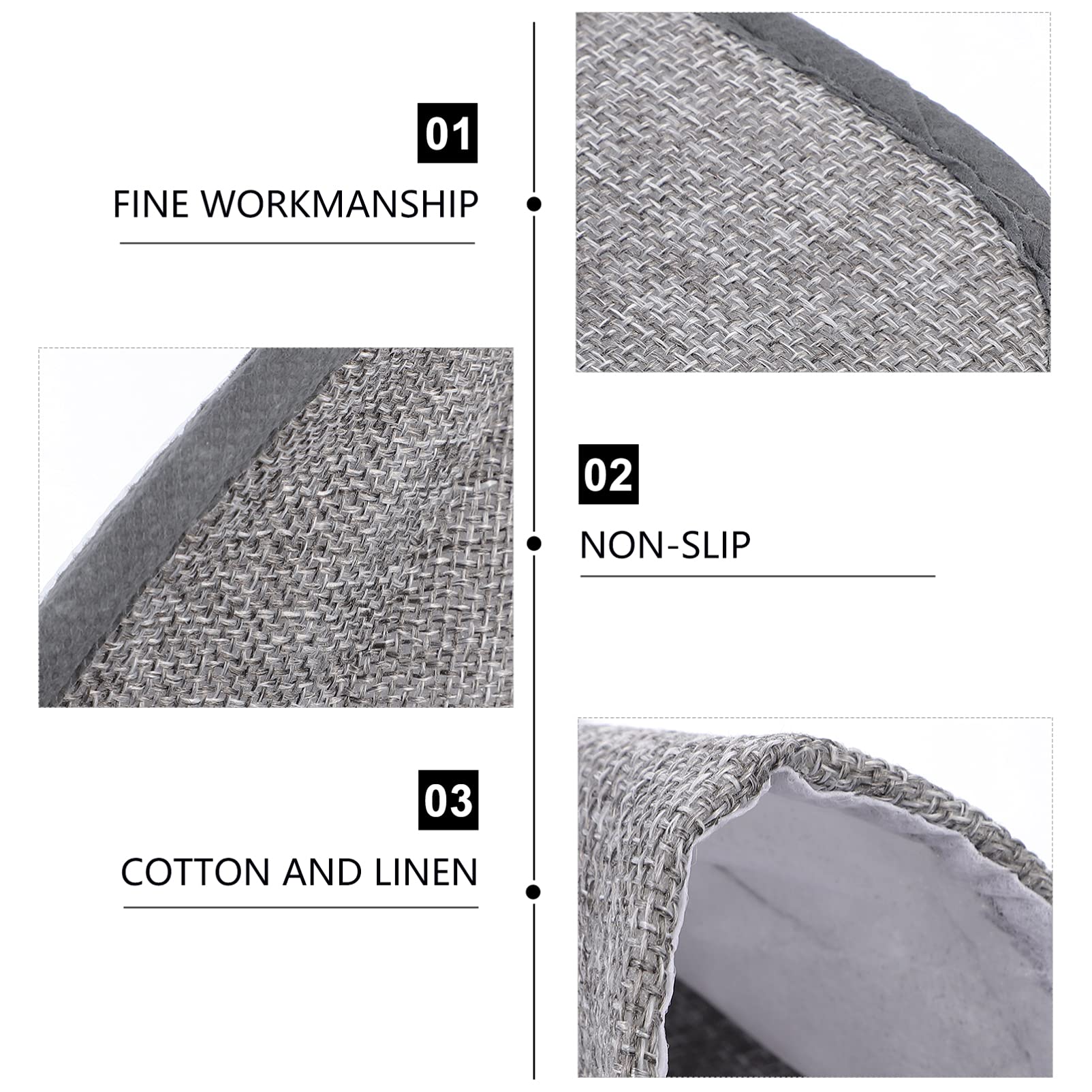 20 Pack Hotel Slippers - Non-Slip Disposable Cotton Linen Slippers for Bridal Party, Spa, Travel & Home Use - Bulk Toweling Slippers for Men & Women - Perfect for Weddings, Hotels, and Relaxation