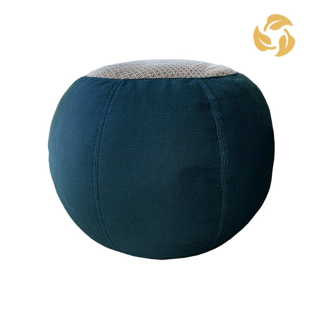 Peranakan Tile Pattern Bean Bag Chair - Stylish & Comfortable Floor Seating for Living Room, Bedroom, or Dorm Decor
