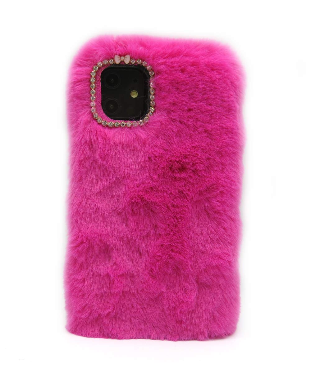 Soft Fluffy Faux Fur Phone Case for iPhone 11 Pro (5.8