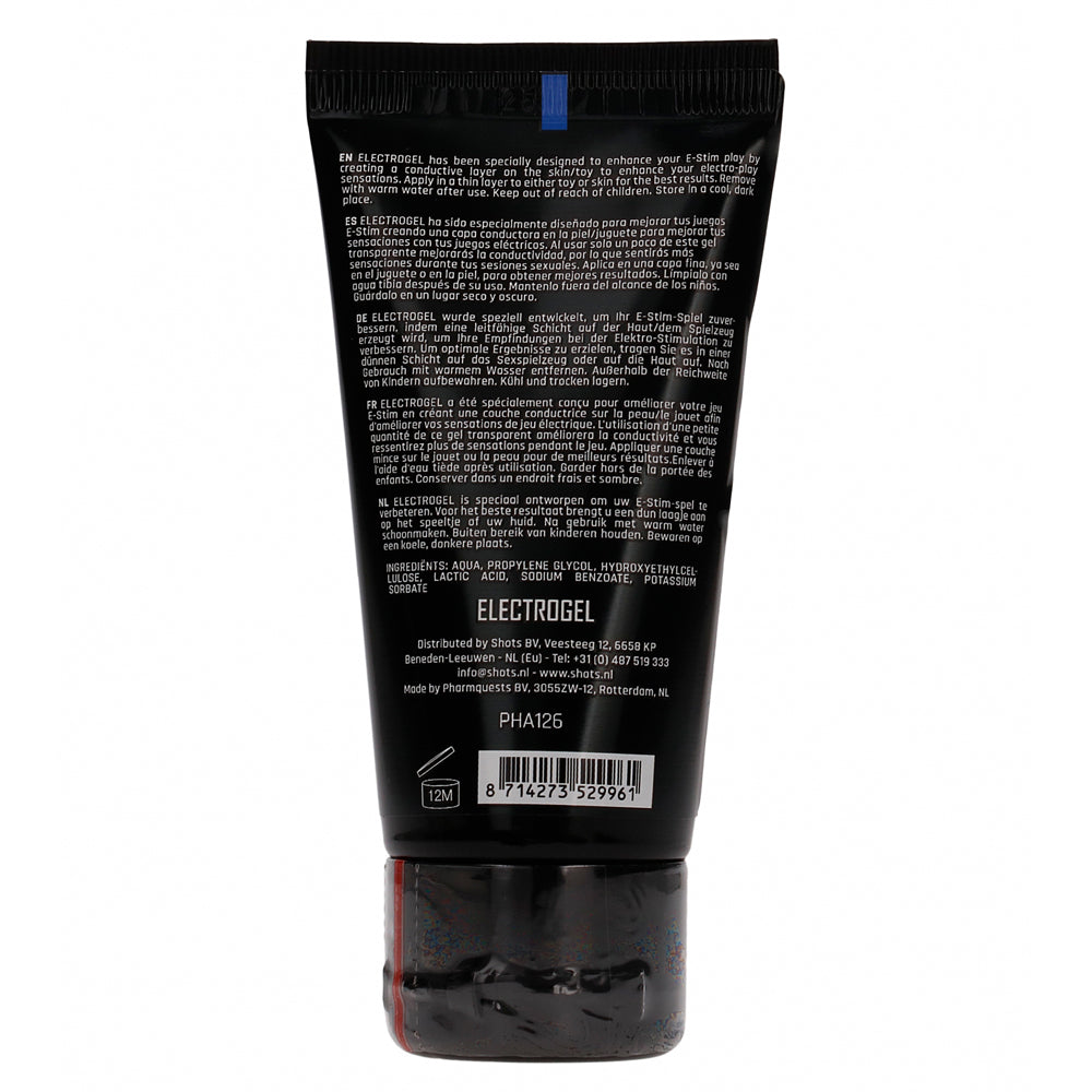 Premium ElectroShock ElectroGel Conductive Gel for EMS & TENS Therapy - Enhance Muscle Stimulation & Pain Relief - Ideal for Physical Therapy & Home Workouts
