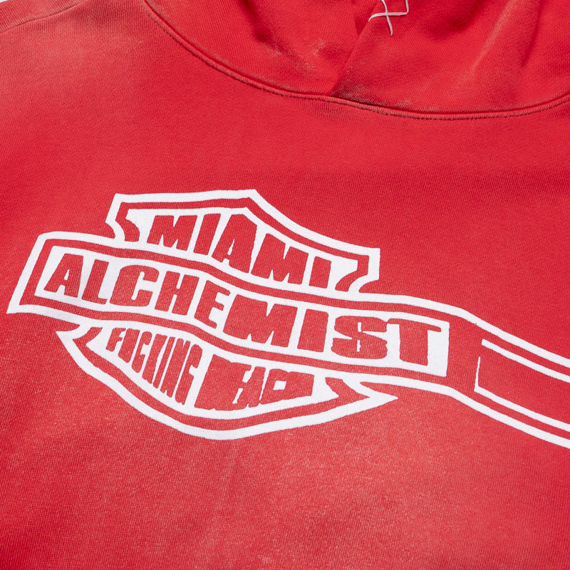 Alchemist Waving Hoodie - Arizona Poppy Print Pullover Sweatshirt | Trendy Streetwear for Men & Women | Perfect for Casual Outings, Music Festivals, and Urban Fashion