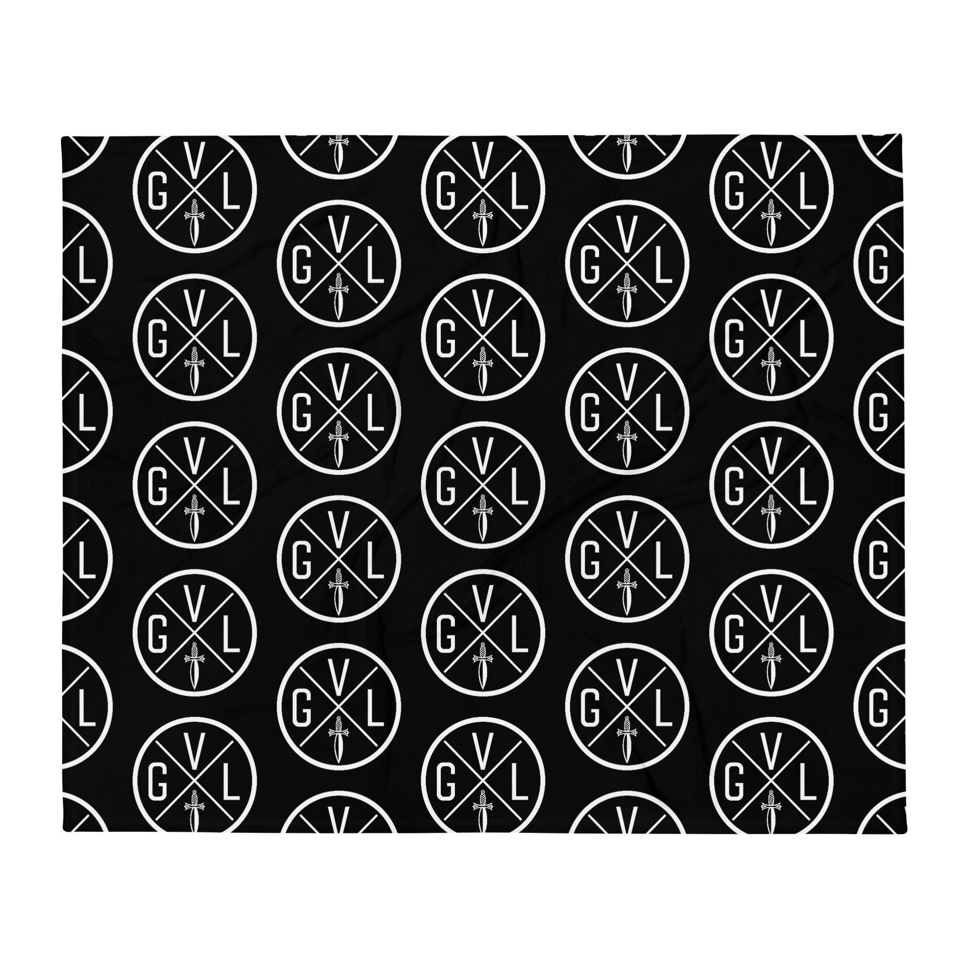 Gainesville Spartans RFC Rugby Team Logo Throw Blanket - Soft Cozy Fleece Blanket for Sports Fans, Gifts, Home Decor, and Game Day Comfort