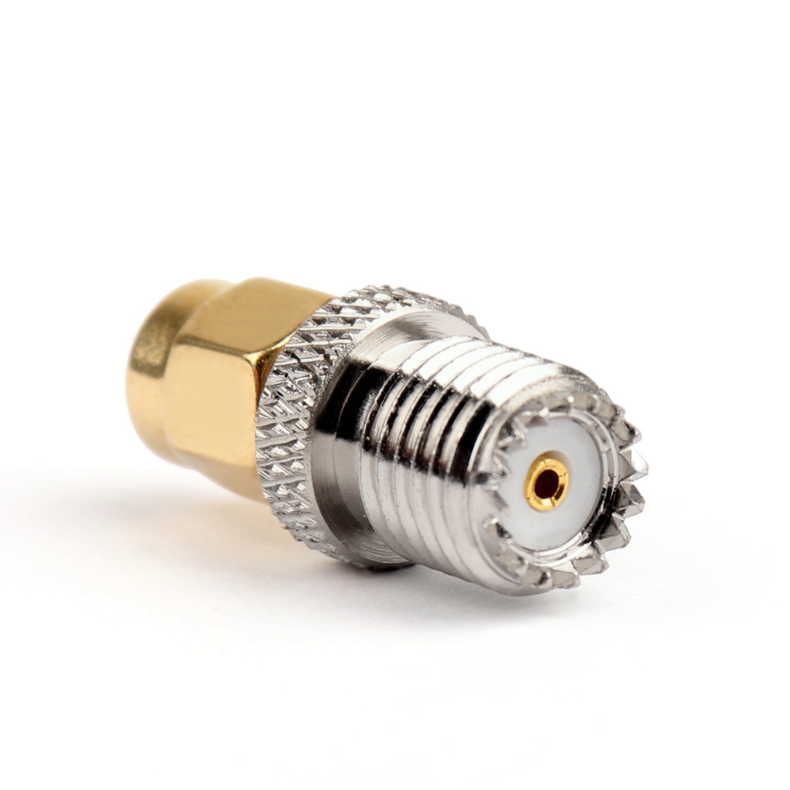 10Pcs SMA Male to Mini UHF Female Straight RF Coaxial Adapter 50Ω - Perfect for Ham Radio, Antenna Connections & CCTV Installations