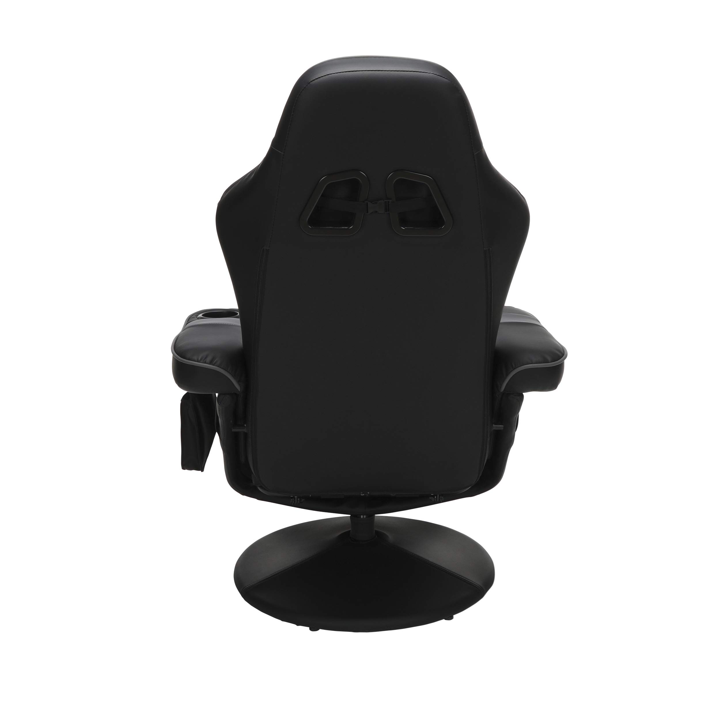RESPAWN 900 Racing Style Gaming Recliner Chair - Gray Ergonomic Video Game Chair with Footrest for PC, Console & Home Theater Gaming Comfort