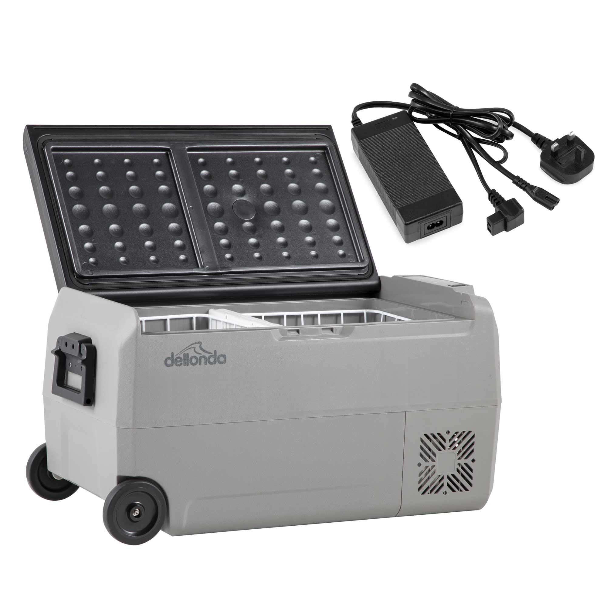 Dellonda 36L Portable Car Fridge Freezer - 12V/24V/230V Dual Zone Compressor Cooler DL131 - Perfect for Road Trips, Camping & Outdoor Adventures