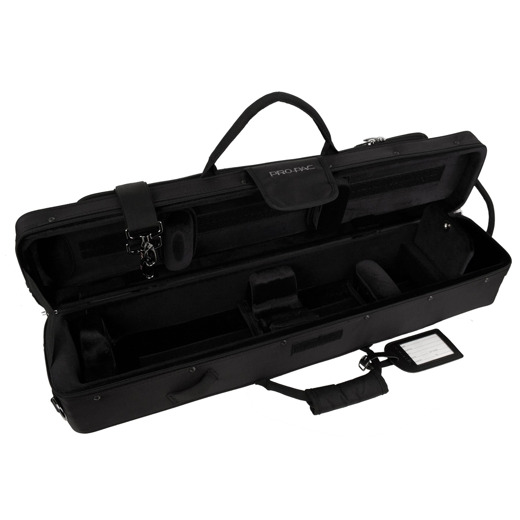 Protec PB310 Black Straight Soprano Saxophone Case - Durable PRO PAC Protection for Professional Musicians | Perfect for Performances, Travel & Storage