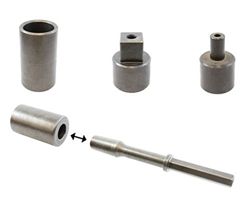 2 Inch ID Square Post Driver - Heavy Duty Fence Post Pounder for Metal T-Posts - Perfect for Farm, Ranch, and Garden Fencing Projects