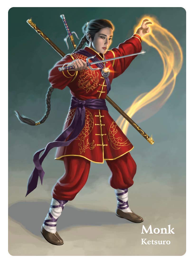 Mage Wars Academy: Monk Expansion Board Game - Strategy Card Game for Teens & Adults - Perfect for Game Nights & Family Gatherings