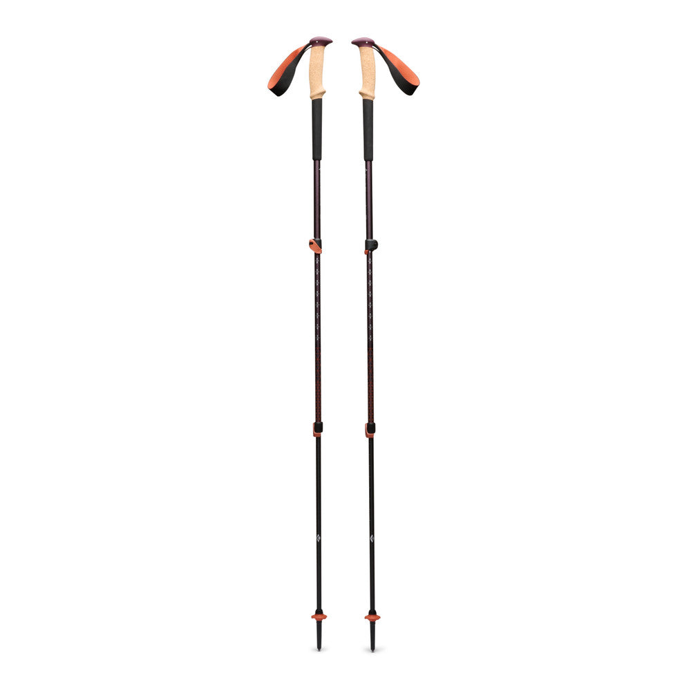 Black Diamond Trail Cork Trekking Poles - Lightweight Adjustable Hiking Sticks for Men & Women - Perfect for Backpacking, Trail Running & Mountain Climbing