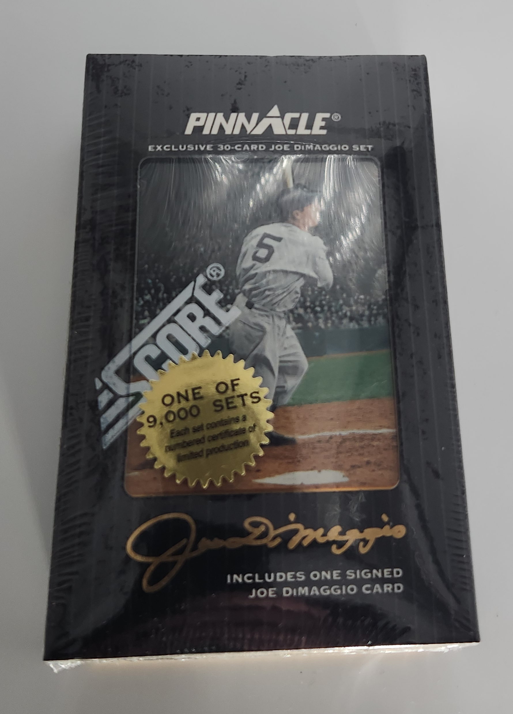 1993 Pinnacle Joe DiMaggio Autographed Baseball Card Set #4 - Factory Sealed & Graded - Perfect for Collectors, Sports Memorabilia Enthusiasts & Investment
