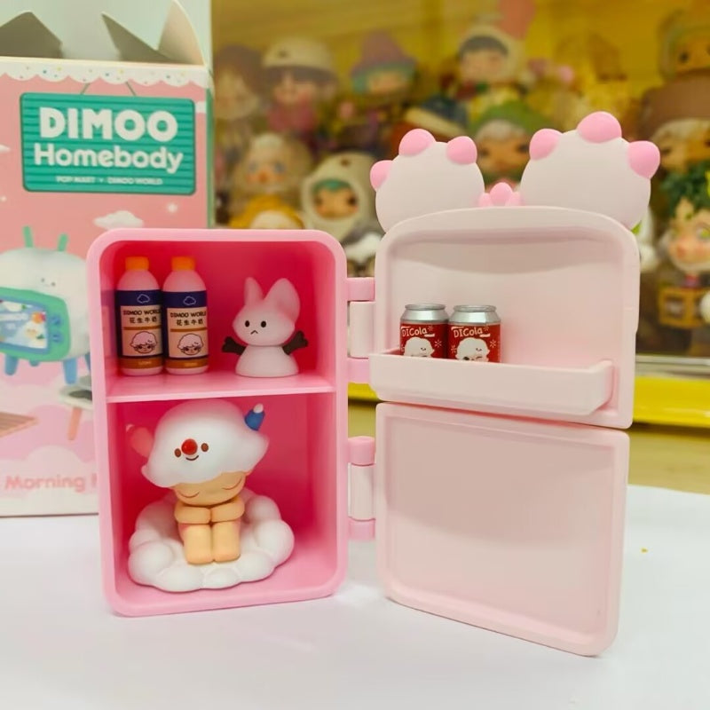 DIMOO Homebody Series Summer Refrigerator - Cute Cartoon Mini Fridge for Bedroom, Dorm, Office | Perfect for Storing Drinks, Snacks & Cosmetics