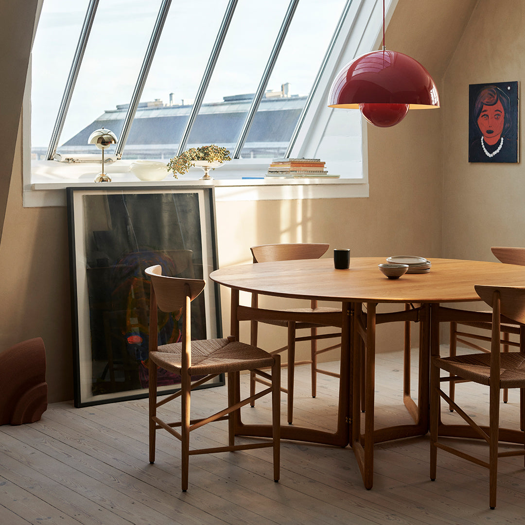 Drop Leaf HM6 Dining Table - Expandable Space-Saving Design for Small Apartments & Kitchens | Perfect for Family Dinners & Entertaining Guests