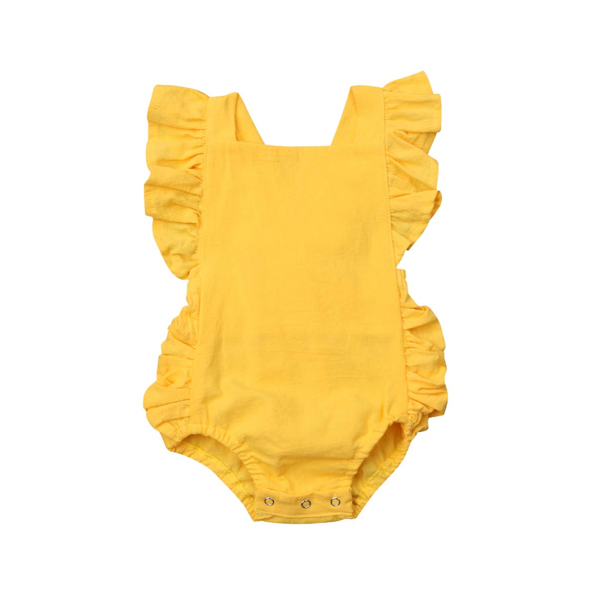 Hirigin Summer Newborn Baby Girl Clothes - Soft Cotton Ruffle Romper Bodysuit & Jumpsuit Outfit for 0-3 Months | Perfect for Photoshoots, Playdates & Special Occasions