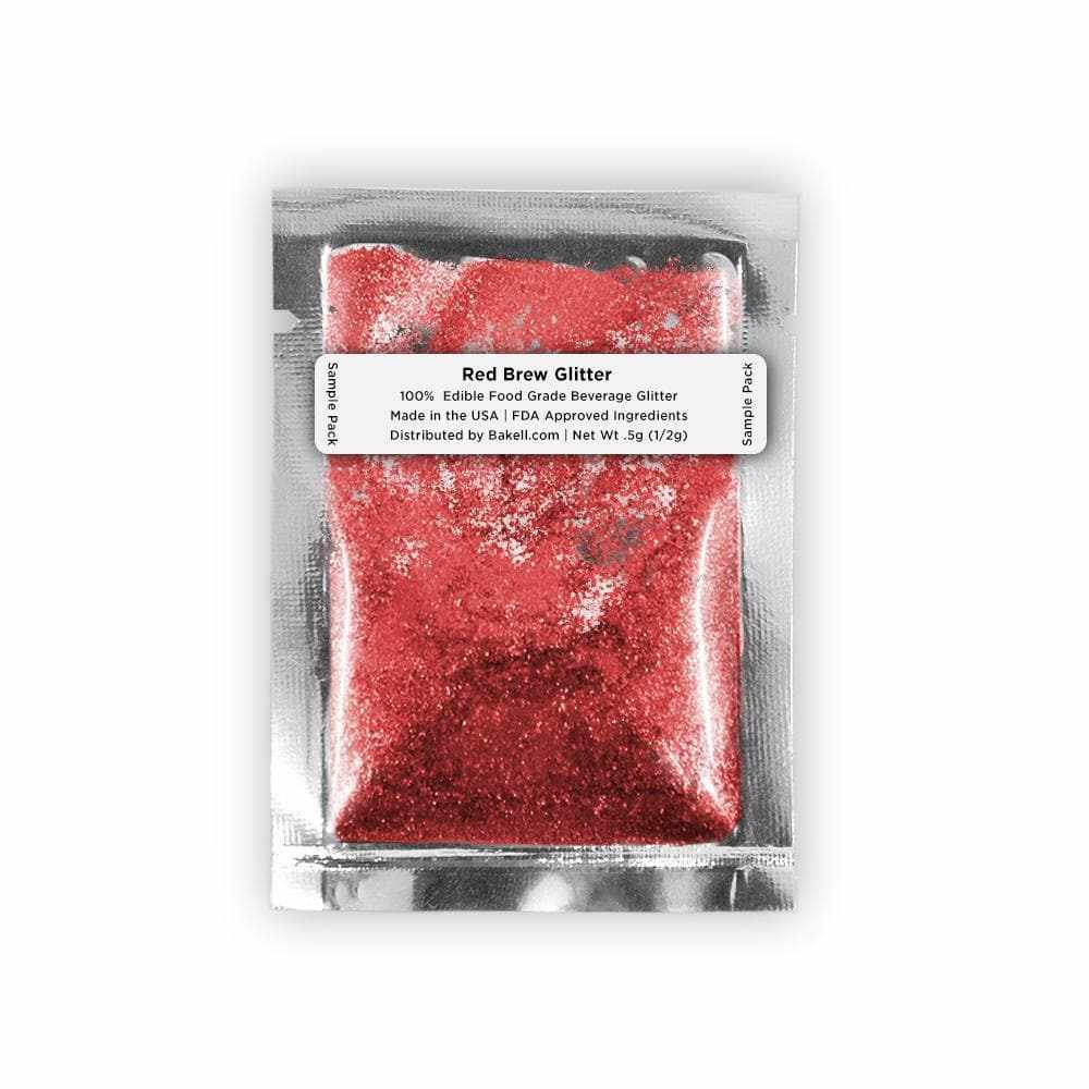 Brew Glitter® Individual Sample Packs (1/2 Gram) - Edible Glitter for Baking, Cake Decorating, and Cocktail Garnish - Perfect for DIY Desserts and Party Treats