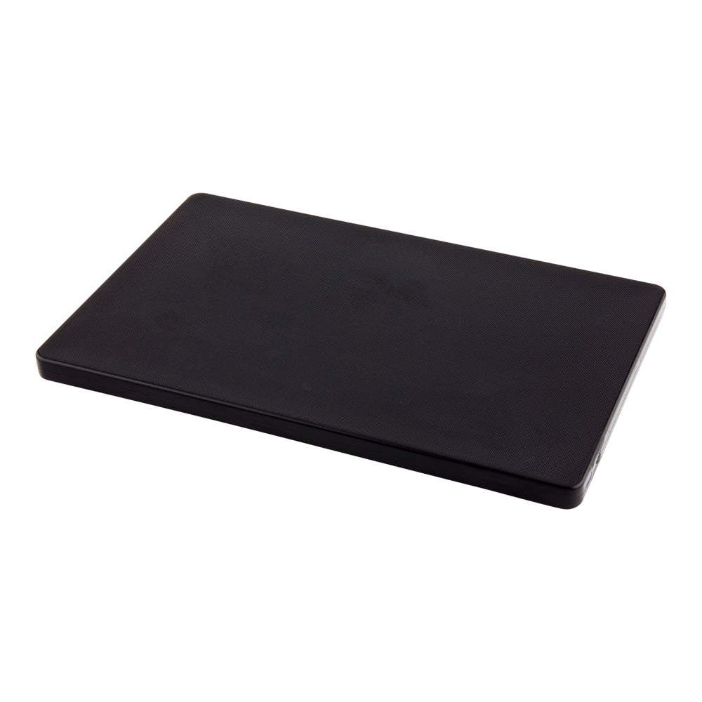 Premium Black Plastic Cutting Board - Non-Slip, Heavy Duty for Professional Chefs - 6 x 9.75 Inches - Perfect for Kitchen, Camping & BBQ (1-Pack)