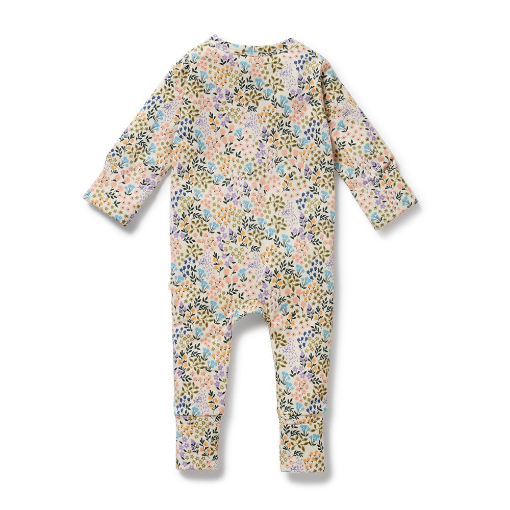Organic Baby Zipsuit with Feet - Soft & Breathable Cotton Pajamas for Newborns & Infants - Perfect for Sleepwear, Playtime & Everyday Comfort