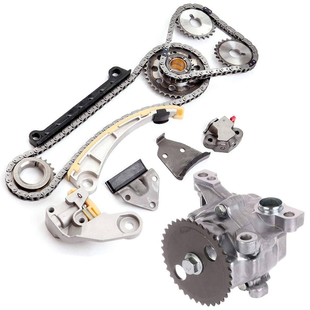 SCITOO TK8004M389 Timing Chain Kit with Oil Pump for 1999-2003 Chevy Tracker - Replacement Engine Parts for Smooth Performance & Longevity