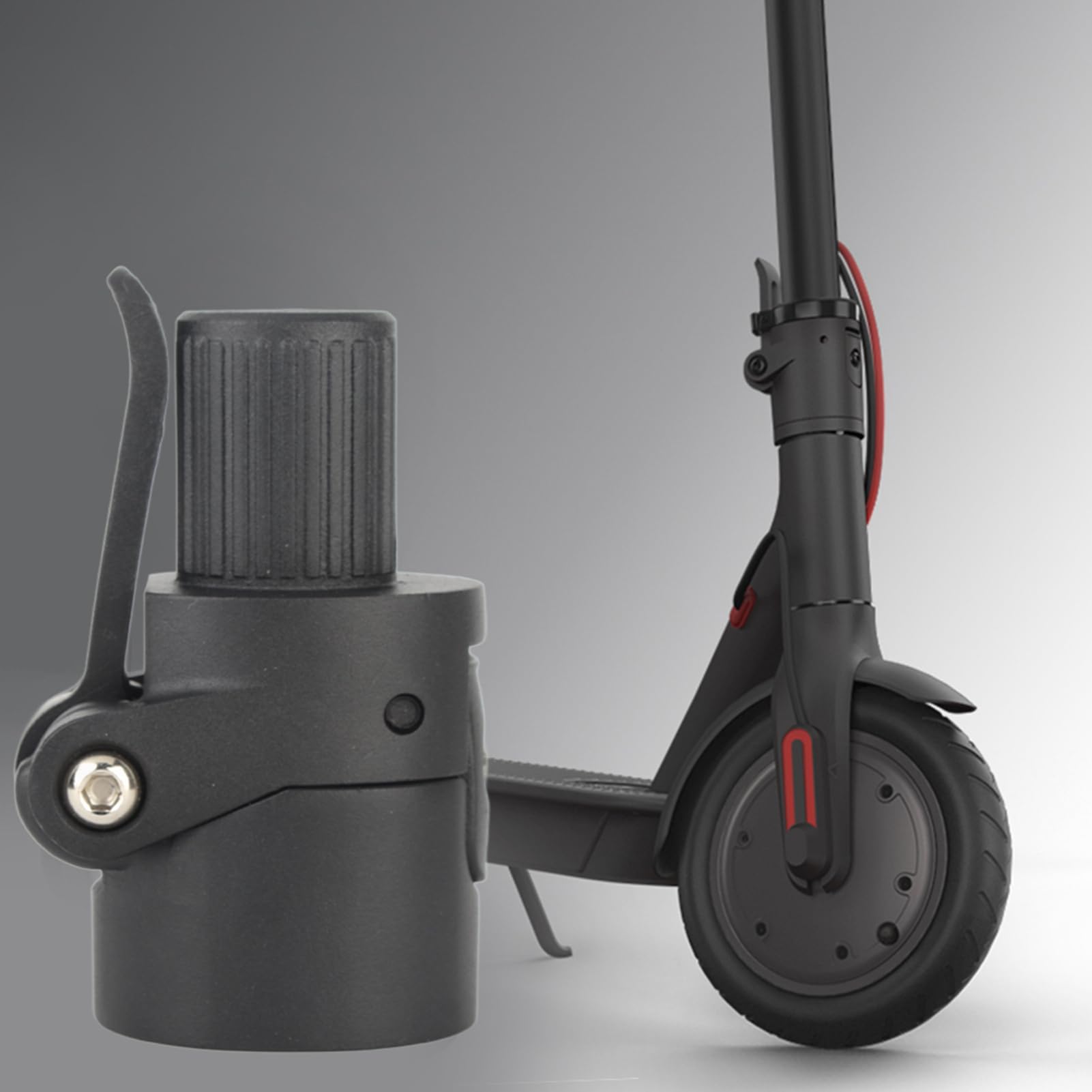 **M365 Electric Scooter Replacement Parts - Aluminum Alloy Black Folding Pole Base | Compatible with Xiaomi M365 | Durable & Lightweight | Perfect for Commuting & Urban Travel**
