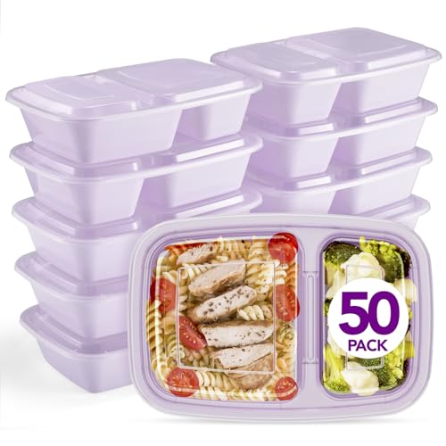 32OZ-Purple 50PC-2 Compartment